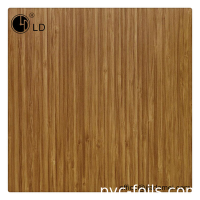 Filme decorativo Matte Surface Treatment do PVC do projeto de madeira da grão