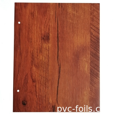 0.07 mm de espessura de madeira padrão PVC filme decorativo superfície plana de embalagem de rolo