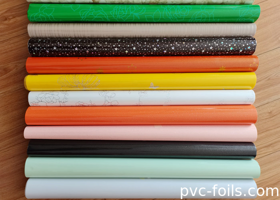 Rolo de filme de PVC auto-aderente para decoração de móveis