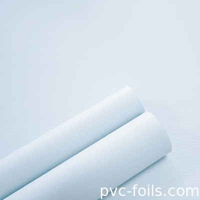 Folha de membrana de PVC branco de cetim em rolos para portas de armários de cozinha