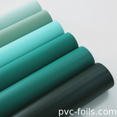 Folha de membrana de PVC super-mate em rolos para portas de armários de cozinha