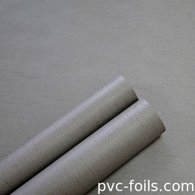 Folha de PVC Super Matte Decorativa Para Portas de Membrana Cinza Luminosa