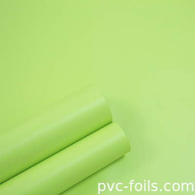 Super Matte Mono Color Pvc Decorative Foil Roll para Portas de Gabinete