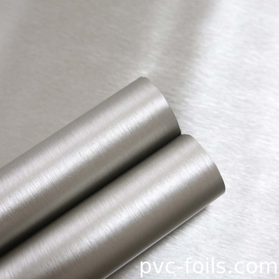 Filmes de laminação de PVC de design metálico para decoração de móveis interiores