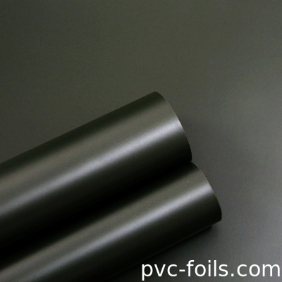 Película decorativa de PVC de cor metálica para laminação de móveis interiores