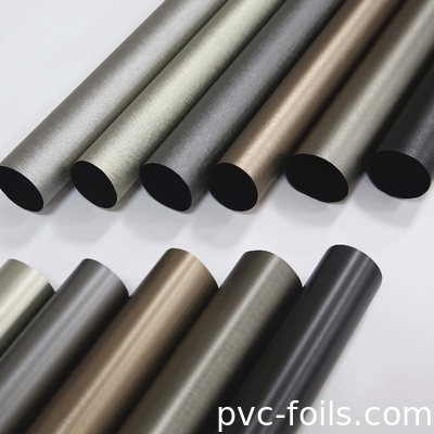 Película autoadhesiva de PVC de cor metálica para decoração de móveis interiores