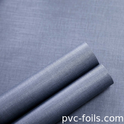 Finishes de metal escovado Self-adhesive PVC Film In Roll para decoração de superfície