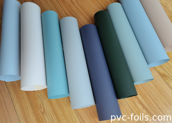 Rolo de filme decorativo de PVC anti-impressão digital de toque suave para imprensa de membrana
