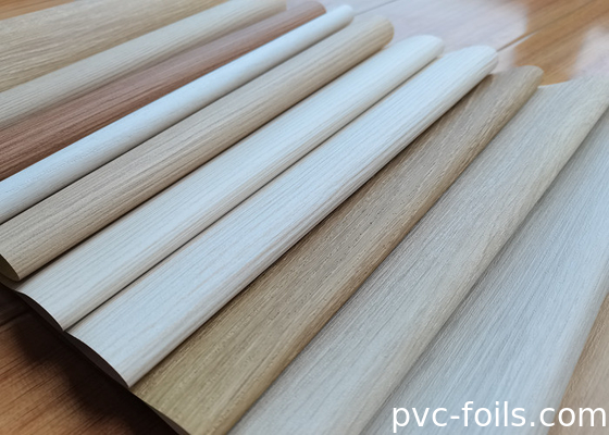 Filme decorativo de PVC de grãos de madeira supermate para móveis e armários