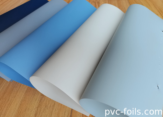 Filme de PVC auto-aderente de cor sólida azul super mate para decoração de casa DIY