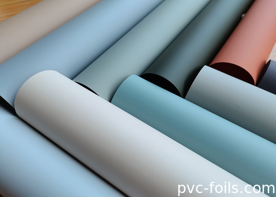 Super Matte Pantone Color PVC Film Decorativo Para Portas Internos
