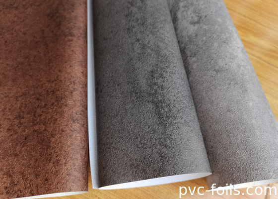 Filme decorativo PVC de pedra de concreto para decoração de superfícies interiores