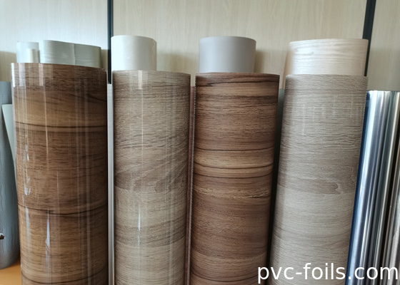 Rolo de filme de móveis de PVC de alto brilho para superfícies de armários modernos