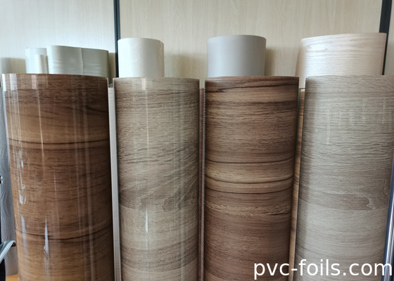 Rolo de filme de móveis de PVC de alto brilho para superfícies de armários modernos