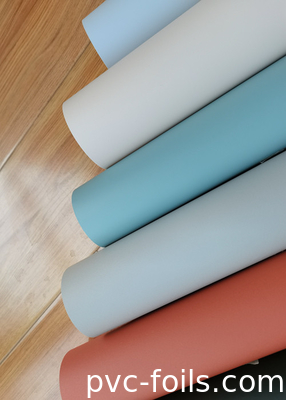 Filtro decorativo de PVC de superfície fosca para mobiliário, resistente à água e durável