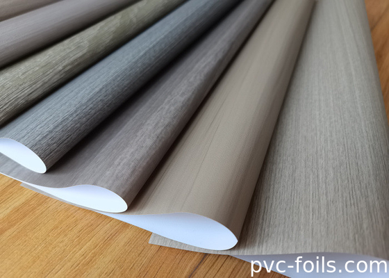 Filme de interior de PVC mate com efeito de madeira para mobiliário e decoração de interiores