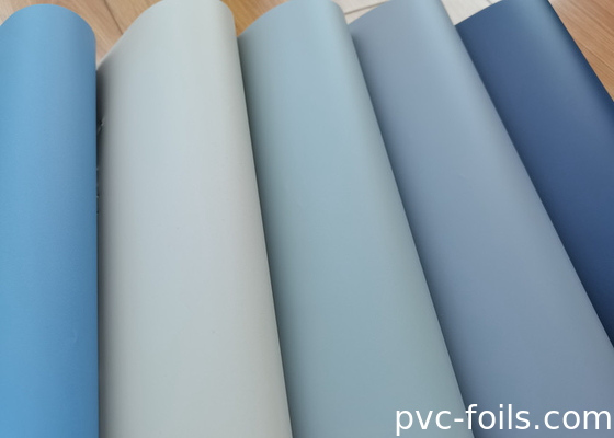 Filme decorativo de PVC mate com toque suave para portas de membrana e prensa de vácuo