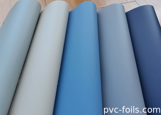 Filme decorativo de PVC mate com toque suave para portas de membrana e prensa de vácuo