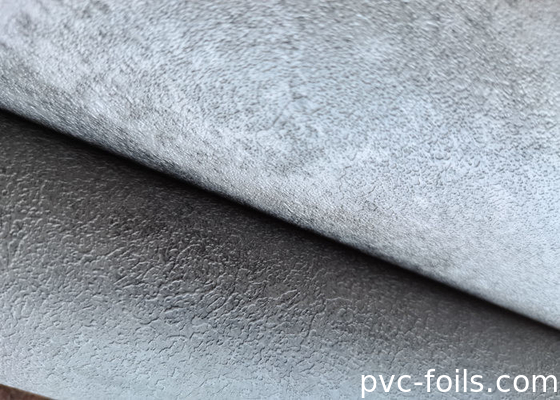 Filme de PVC de textura de cimento em relevo a vácuo para aplicações modernas de interiores