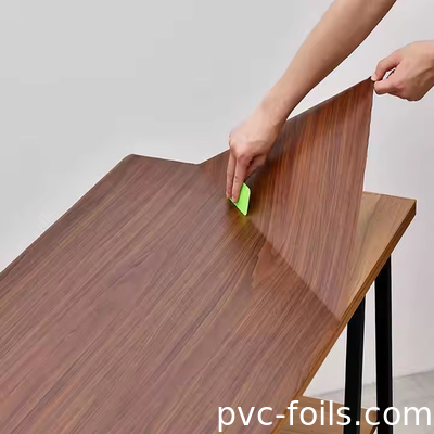 Filme decorativo de impressão digital auto-aderente de PVC personalizável para balcões de cozinha