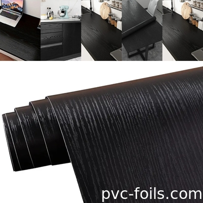Película decorativa de PVC auto-aderente e à prova d'água para restauração de balcões de cozinha