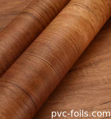 Folha de revestimento de PVC de grãos de madeira supermate para decoração de painéis de parede WPC