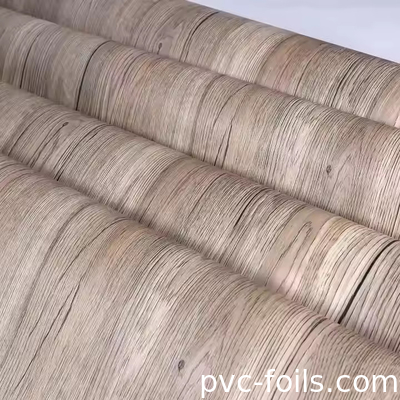 Super Matte Wood Grain PVC Furniture Lamination Film - Fácil de limpar e manter