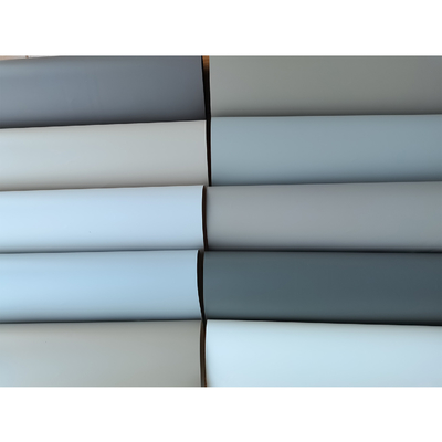 Adesivos de PVC auto-aderentes de cor sólida para decoração de portas de armários - impermeáveis e duráveis