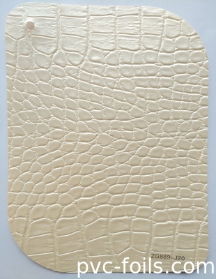 Folha decorativa autoaderente de PVC de textura de couro para cobrir móveis