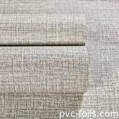 Texturas de tecido Película autoadhesiva em PVC de cor sólida para decoração de hotéis