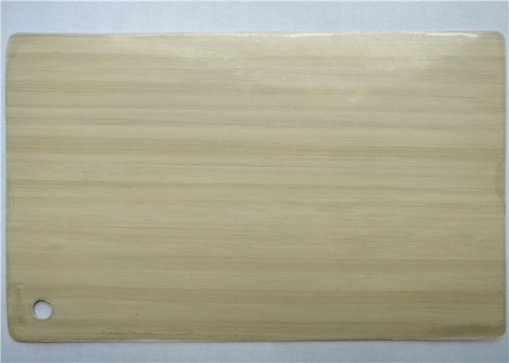 Portas de armário de madeira de alto brilho do vinil do Pvc da grão 0.30mm 0.50mm densamente