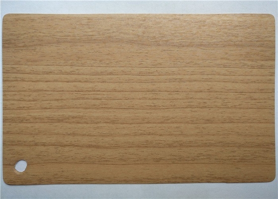Rolo do vinil de Matte Pvc Wood Grain Surface esparadrapo para o MDF dado forma