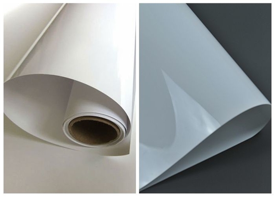 Película laminada de PVC de cor sólida, branca e de alto brilho para armários interiores