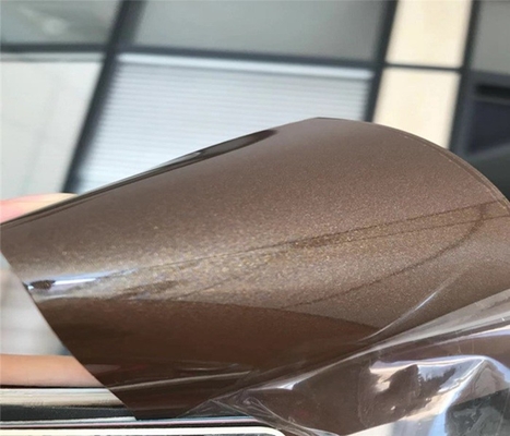 Película laminada de PVC de cor sólida, branca e de alto brilho para armários interiores