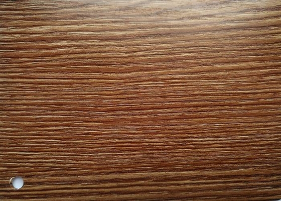 A folha dourada da membrana do PVC da grão da madeira de carvalho para portas surge 0.35MM