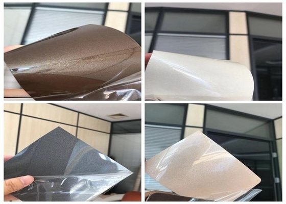 Filme decorativo do Pvc da faísca de alto brilho para portas de armários da cozinha 0.15mm