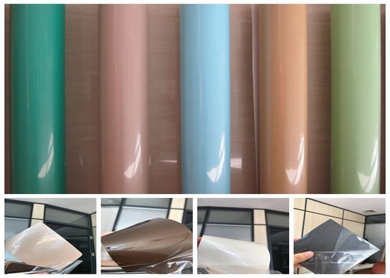filme de alto brilho do Pvc de 0.2mm para a sala de visitas da parede da cozinha da via principal da mobília