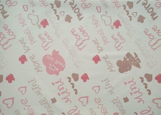 quarto cor-de-rosa das crianças dos desenhos animados do Pvc do papel de parede 10mx45cm autoadesivo de 5m