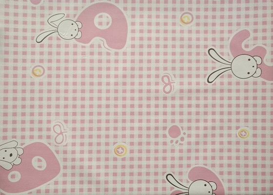 quarto cor-de-rosa das crianças dos desenhos animados do Pvc do papel de parede 10mx45cm autoadesivo de 5m