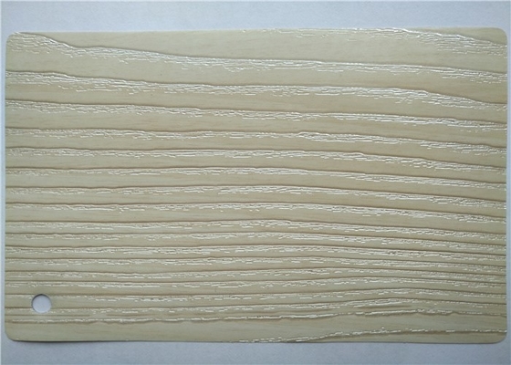 As portas de armário brancas da cozinha da folha da membrana do PVC 3D gravaram profundamente