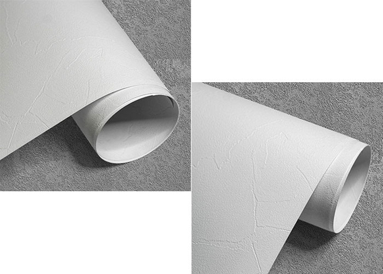 Textura decorativa 1260mm 1400mm do cimento da folha do PVC do vinil da parede