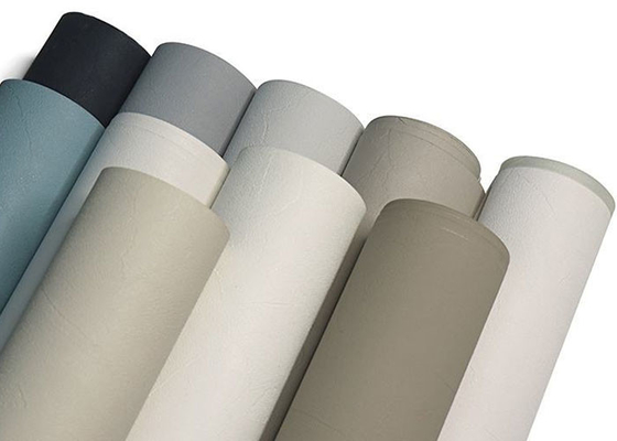 Textura decorativa 1260mm 1400mm do cimento da folha do PVC do vinil da parede