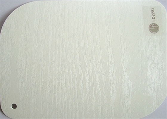 Laminação Matte Embossed White esparadrapo do filme do Pvc do Mdf das fachadas