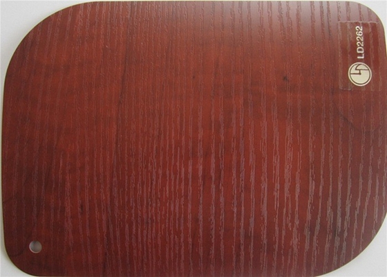 Filme decorativo do PVC da porta para a cortina Rod Wrap da mobília 110mm