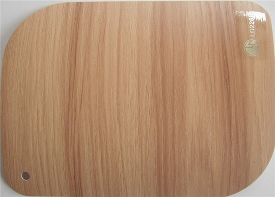 Folha estratificada de alto brilho do Pvc para o perfil de madeira de WPC Aluminmum