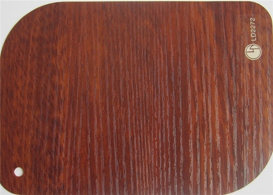 Envolvimento de madeira da superfície da mobília da grão de 4 Mil Pvc Interior Film Vinyl