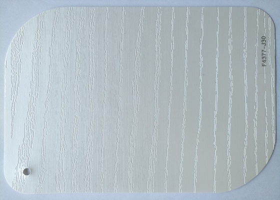 Carvalho pintado branco que grava a folha decorativa do PVC para a superfície da mobília