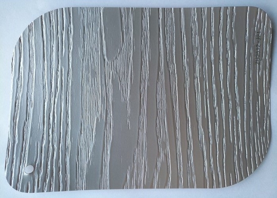 A laminação do PVC do cinza cobre a tampa gravada 3D 0.30mm da mobília