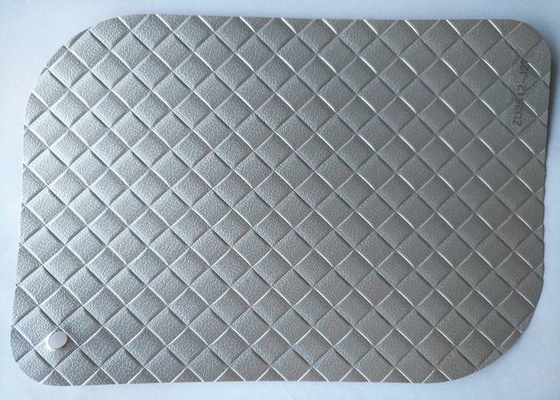 A cor de prata gravou a espessura decorativa da folha 0.50mm do PVC