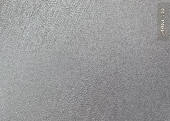 De prata escovado gravou o rolo decorativo da folha do PVC torna 3D gravou